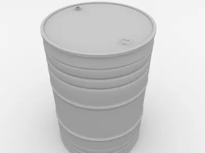 Oil Drum 3D model get
