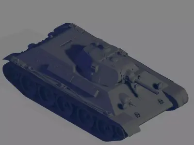 T 34 1940 3D model