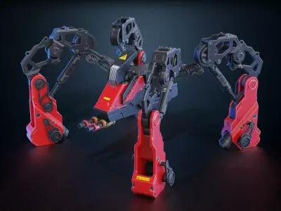 Spider Mech 3D model purchase