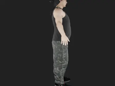 Alex Henderson Low-poly 3D model