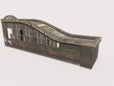 Old Subway Entrance 3D model
