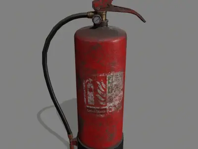 Fire Extinguisher Low-poly 3D model 36