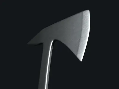 Throwing Axes Low-poly 3D model