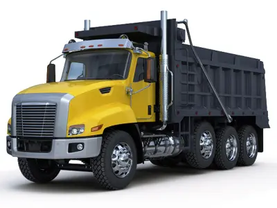 Truck Tipper construction equipment 3D model