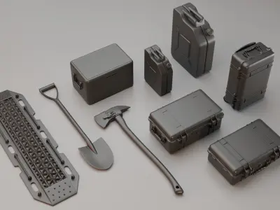 Offroad - AssetPack - 3D Model and Textures 3D model