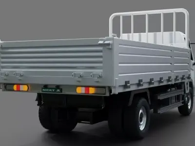 Mercedes Benz Accelo Flatbed  3D model