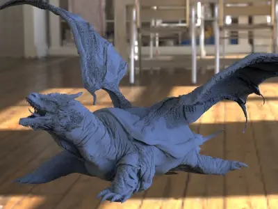 Turtle Dragon  3D model