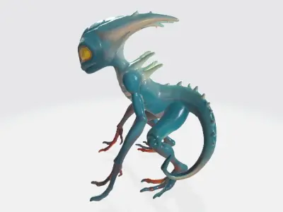 Alien 3D model 25