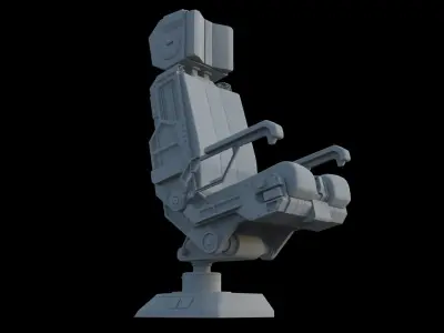 Pilots Seat 2 3D model