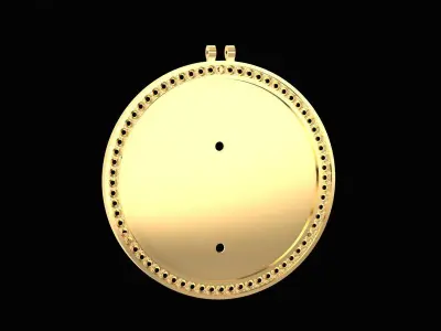 horse ring fix hole 3D print model
