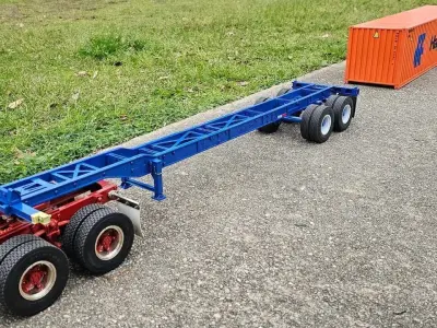 1 14 Scale RC Truck Trailer and Container Box 3d print 3D print model