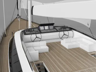 Kokomo superyacht 3D model