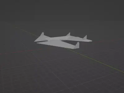 space ship aircraft 3D print model