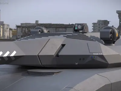  Modern Combat Gun Turret Dark Gray 