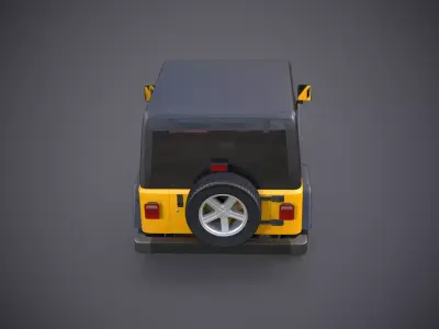 Wrangler TJ Hardtop 3D model