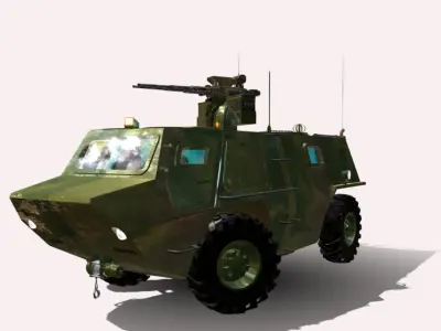 conceito veiculo 4x4 cfn br  Low-poly 3D model
