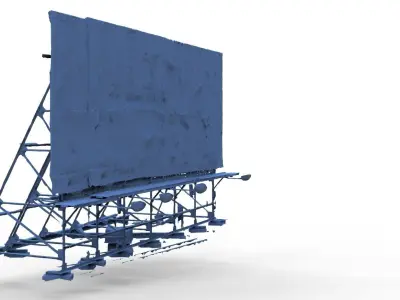 Sign billboard 3D model