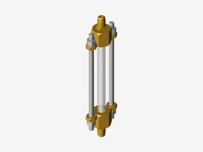 Tubular sight glass d10 Free 3D model