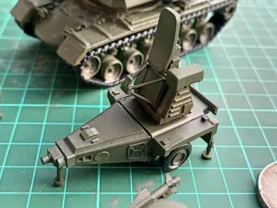 Rapier SAM Blindfire Tracking radar unit 3D print model