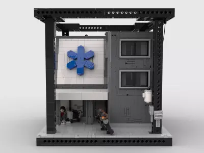 New Hashima Medical Clinic Cube 3D model