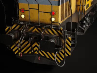 DHS131 locomotive 3D model