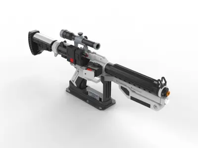  F-11D Blaster - Star Wars - Commercial - Printable - STL 3D print model