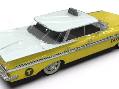1959 Chevrolet Impala Taxi 3D model