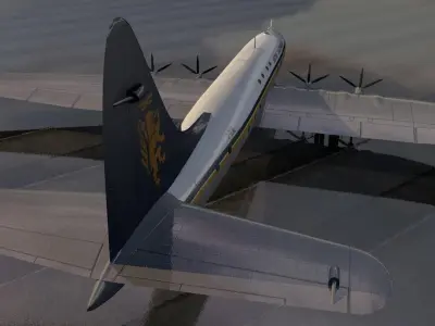 Bristol Type 167 Brabazon 3D model