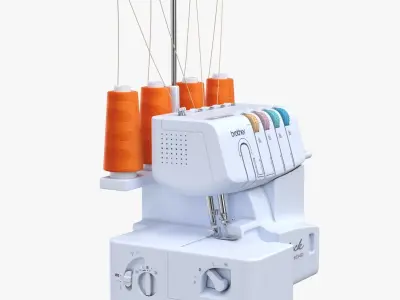 Brother Serger 1034D Heavy-Duty Metal Frame Overlock Machine 3D model