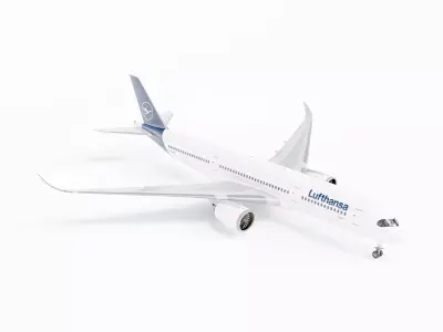 Airbus A350-900 Lufthansa 3D model
