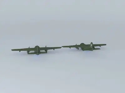 Air Battle map Free 3D model