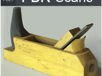 Jack Plane Low Poly Low-poly 3D model