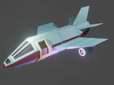 Plane for free Free low-poly 3D model