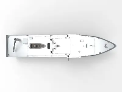 Bedok-class mine countermeasures vessel 3D model