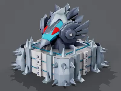 Eagle artillery 3D model