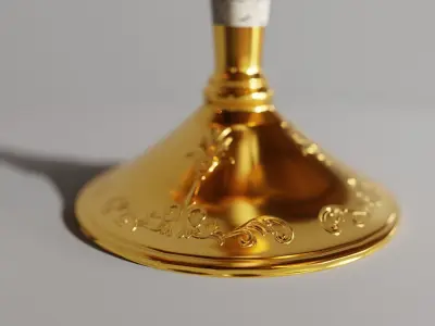 Candle holder Low-poly 3D model