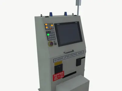 Scissor Lift Operator Panel  3D model