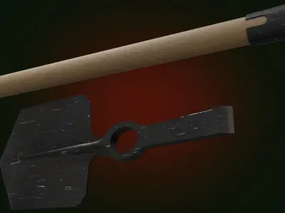 Implement Entrenching Pattern 1937 Low-poly 3D model Low-poly 3D model