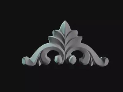 Carved corner Free 3D model