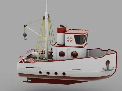 Fishing Boat  3D model