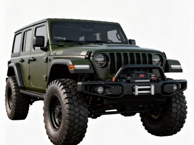 Military Tactical Off-Road 3D Model Low-poly 3D model