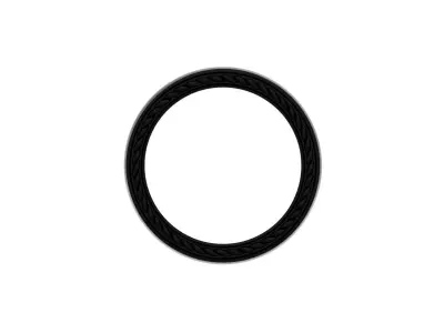 Wedding Ring  3D print model 390
