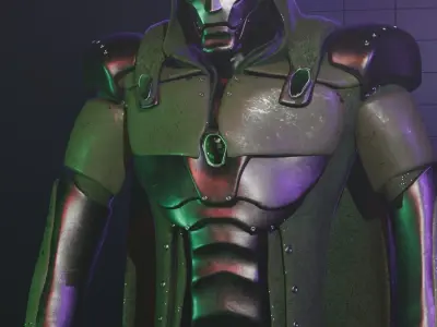 Dr Doom Free 3D model