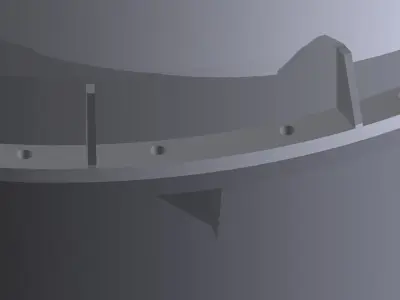 14meter Boiler Chimney Free 3D model