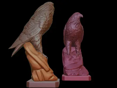 Eagle Statue 3D print model