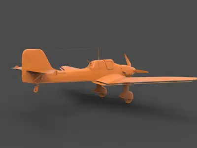 Junkers Ju 87 3D print model