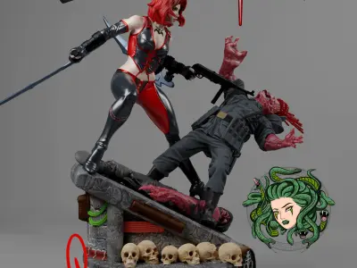 RAYNE BY CREATIVE GEEK MB 3D print model