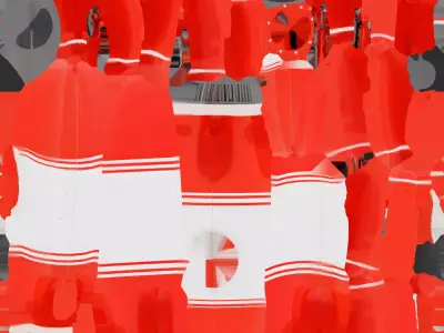 Red Rocket 3D model