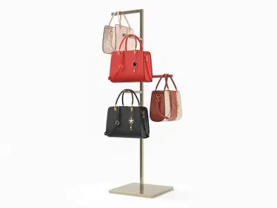 Purse Display Stand 3D model