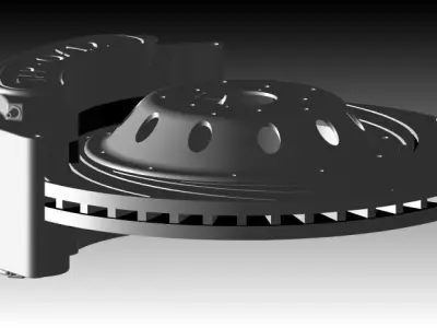 Brake Disc TAR OX12 3D model